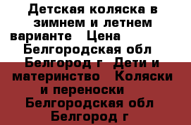 Детская коляска в зимнем и летнем варианте › Цена ­ 17 000 - Белгородская обл., Белгород г. Дети и материнство » Коляски и переноски   . Белгородская обл.,Белгород г.